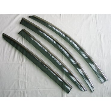 Volkswagen Passat B7  ветровики дефлекторы окон ASP с молдингом нержавеющей стали / sunvisors