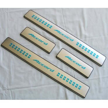 Honda Accord 9 накладки на пороги дверных проемов тип B