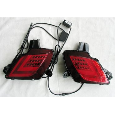 Mazda CX-5 2012+ LED вставки катафоты в задний бампер 2 режима