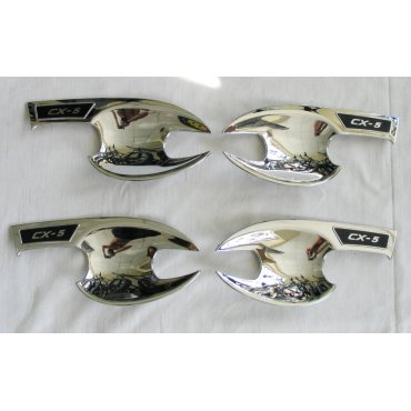 Mazda CX-5 2017+ накладки хром под дверные ручки тип A 