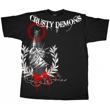 Футболка CRUSTY DEMONS Short Sleeve Tee - LIBERTY [Black]