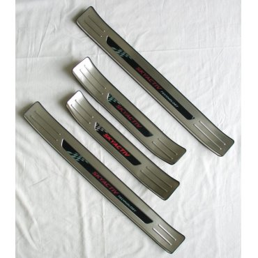 Mazda CX-5 2017+ накладки порогов дверных проемов SS тип W full size